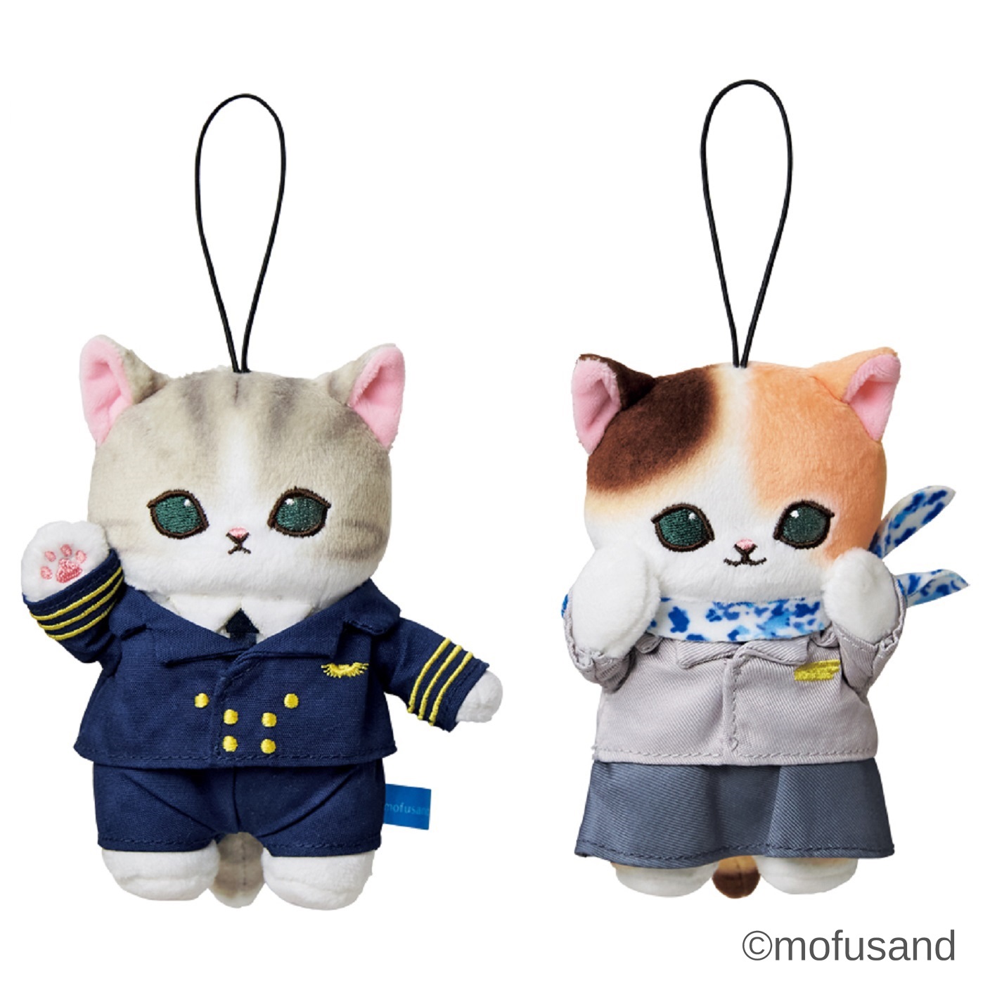 「mofusand × ANAコラボ」 フライトにゃんマスコット mofusand ANAオリジナル フライトにゃんマスコット | ANA国際線機内